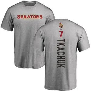Men's Brady Tkachuk Ottawa Senators Backer T-Shirt - Ash