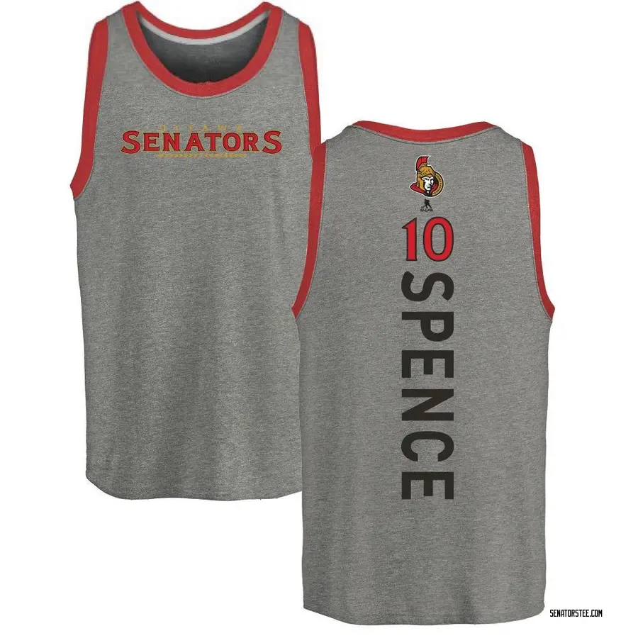 Men's Jordan Spence Ottawa Senators Backer Tri-Blend Tank Top - Ash