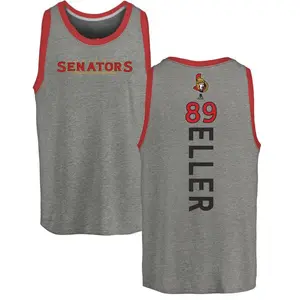 Men's Lars Eller Ottawa Senators Backer Tri-Blend Tank Top - Ash
