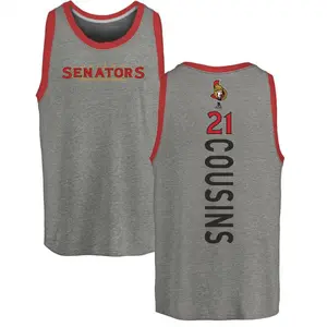 Men's Nick Cousins Ottawa Senators Backer Tri-Blend Tank Top - Ash