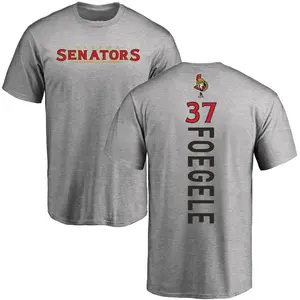Men's Warren Foegele Ottawa Senators Backer T-Shirt - Ash