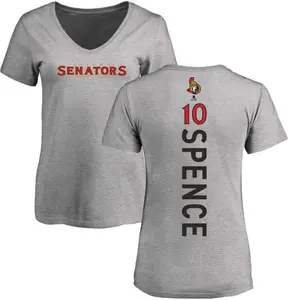 Women's Jordan Spence Ottawa Senators Backer T-Shirt - Ash