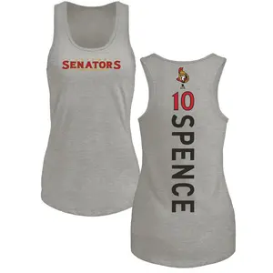 Women's Jordan Spence Ottawa Senators Backer Tri-Blend Tank Top - Ash