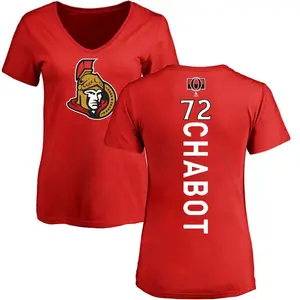 Women's Thomas Chabot Ottawa Senators Backer T-Shirt - Red
