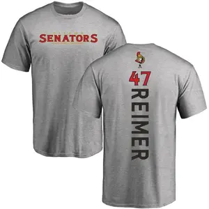 Youth James Reimer Ottawa Senators Backer T-Shirt - Ash
