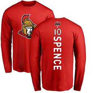 Youth Jordan Spence Ottawa Senators Backer Long Sleeve T-Shirt - Red