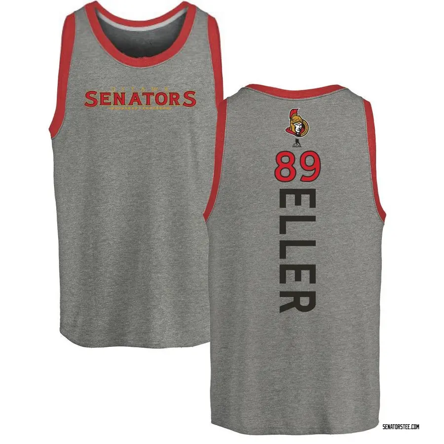 Youth Lars Eller Ottawa Senators Backer Tri-Blend Tank Top - Ash
