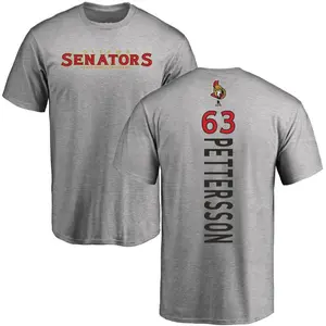 Youth Oskar Pettersson Ottawa Senators Backer T-Shirt - Ash