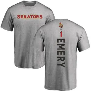 Youth Ray Emery Ottawa Senators Backer T-Shirt - Ash