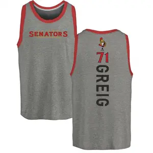 Youth Ridly Greig Ottawa Senators Backer Tri-Blend Tank Top - Ash